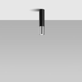 Deckenleuchte LOOPEZ schwarz/chrom