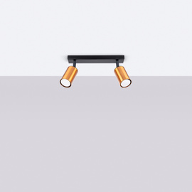 Plafond WINX 2 schwarz/kupfer