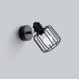 Wandleuchte BELUCI 1 schwarz