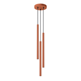 Pendelleuchte PASTELO 3P roter Ocker
