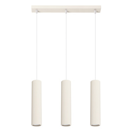 Pendelleuchte KARBON 3L beige