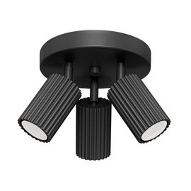 Plafond KARBON 3P schwarz
