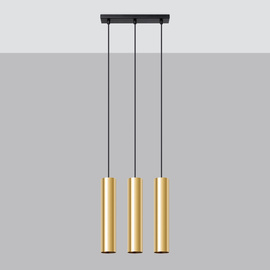 Pendelleuchten LAGOS 3 glanzgold