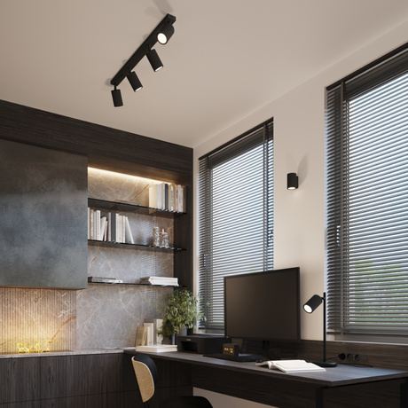 Tischlampe KARBON schwarz