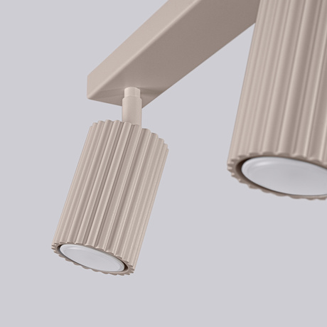 Wandleuchte KARBON taupe