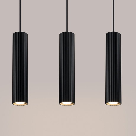 Pendelleuchte KARBON 3L schwarz