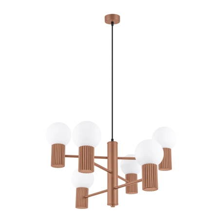 Kronleuchter HALO 6 mokka