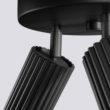 Plafond KARBON 3P schwarz