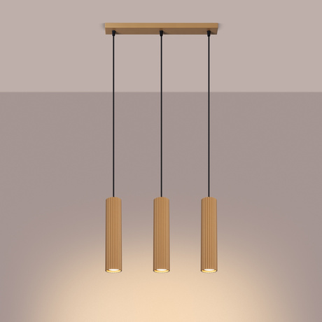 Pendelleuchte KARBON 3L golden