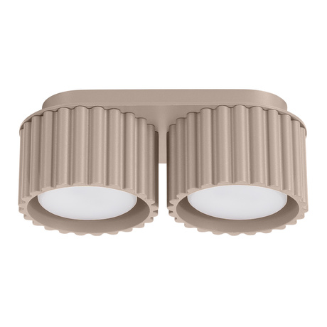 Plafond AURA 2 taupe Gx53