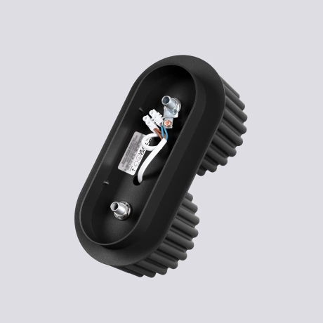 Plafond AURA 2 schwarz Gx53