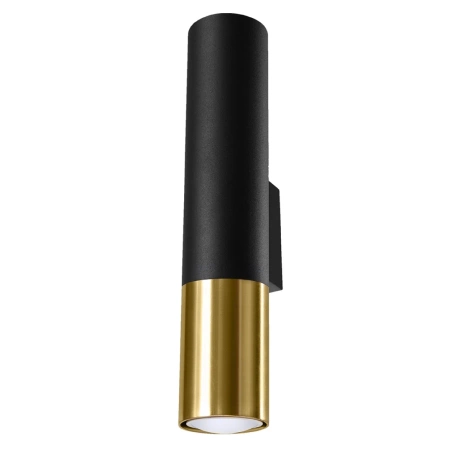 Wandleuchte LOOPEZ schwarz/gold