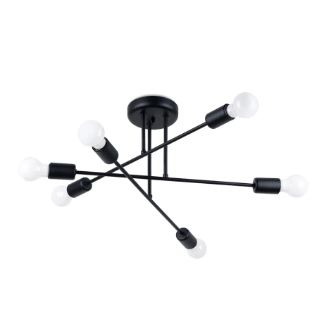 Kronleuchter NORAH 6R schwarz