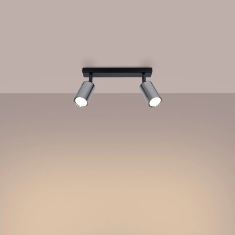 Plafond WINX 2 schwarz/chrom