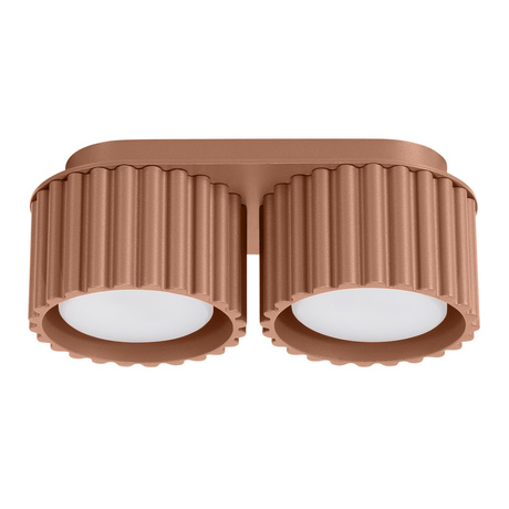 Plafond AURA 2 mokka Gx53