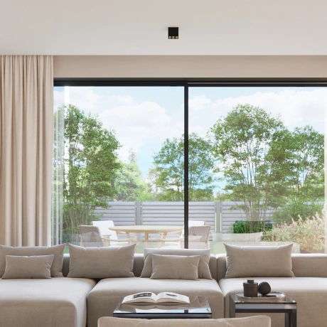 Deckenleuchted OZZY schwarz LED