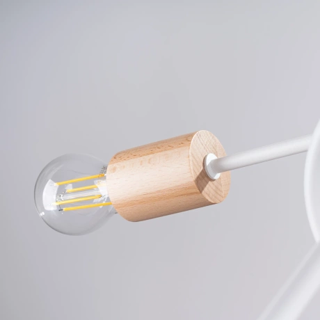 Kronleuchter 5 Weiß