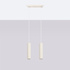 Pendelleuchte KARBON 2 beige