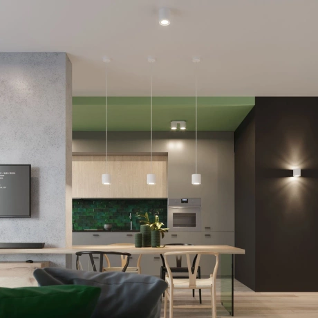 Hängeleuchte ORBIS 1 weiß