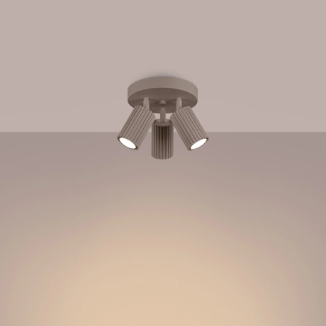 Plafond KARBON 3P taupe