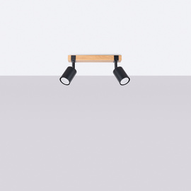 Plafond FAGER 2 Schwarz