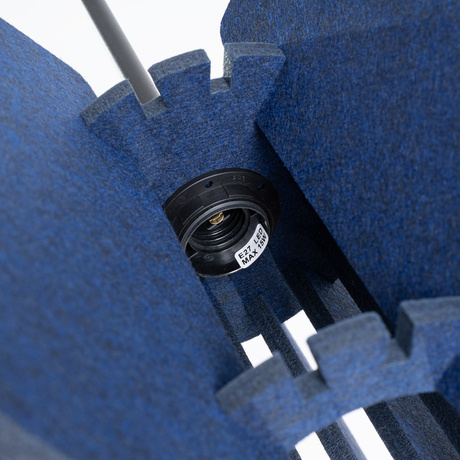 Pendelleuchte MULA 45 marineblau