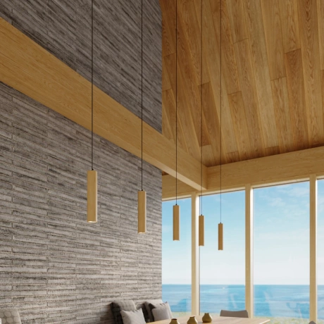 Hängeleuchte LINO 2 Holz