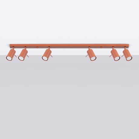 Plafond RING 6L roter Ocker