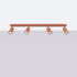 Plafond RING 4L roter Ocker