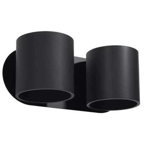 Wandleuchte ORBIS 2 schwarz