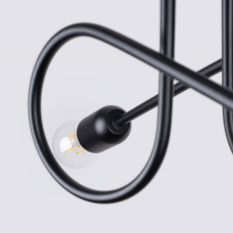 Kronleuchter LOOP 2 Schwarz