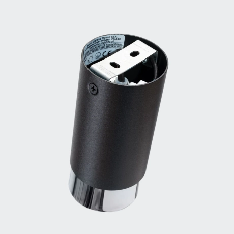 Plafond NERO 12,5 Schwarz/Chrom