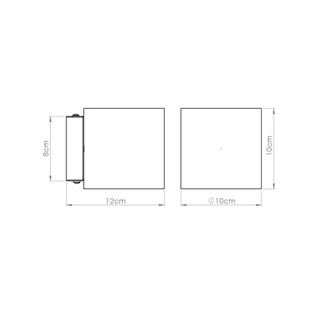 Wandleuchte ORBIS beton olivgrün