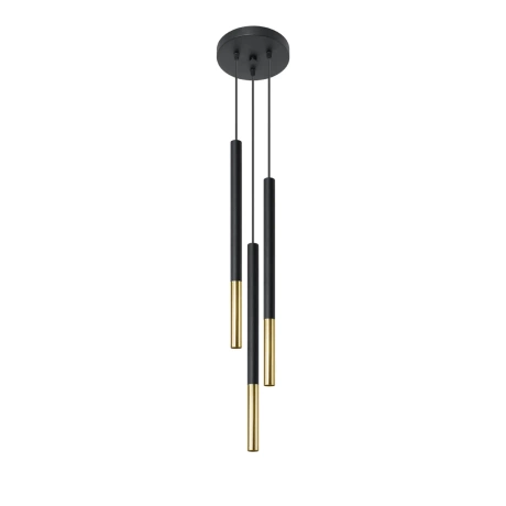 Hängeleuchte MOZAICA 3P schwarz/gold