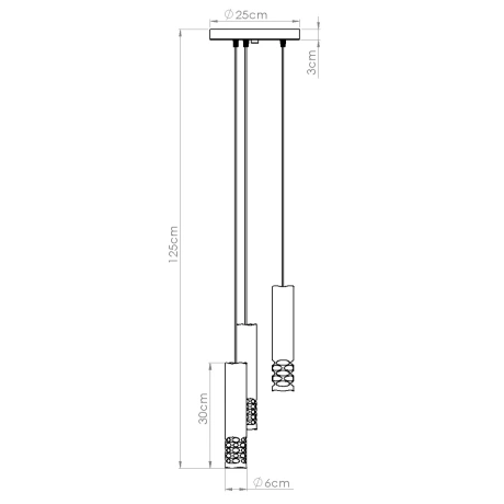 Pendelleuchte LIRO 3P weiß