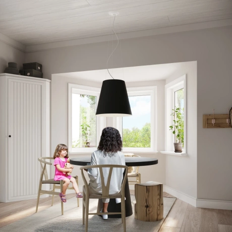 Kronleuchter GENEVE 50 schwarz