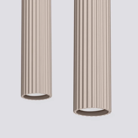 Pendelleuchte KARBON 2 taupe