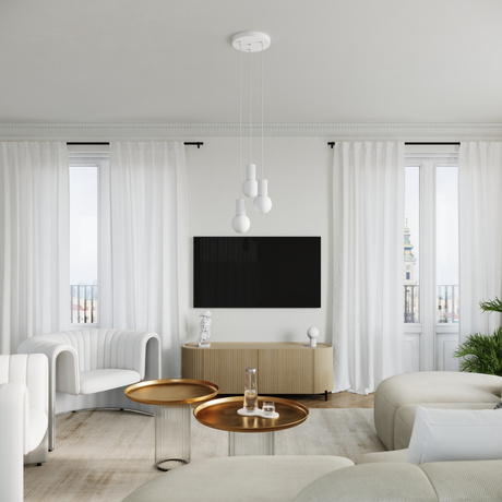 Pendelleuchte HALO 3P weiß