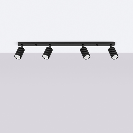 Plafond KARBON 4L schwarz