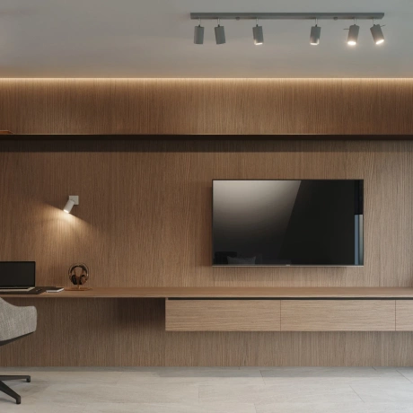 Deckenleuchte RING 6L grau