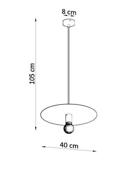 Pendelleuchte FLAVIO grau