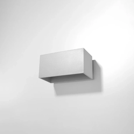 Wandleuchte QUAD MAXI grau