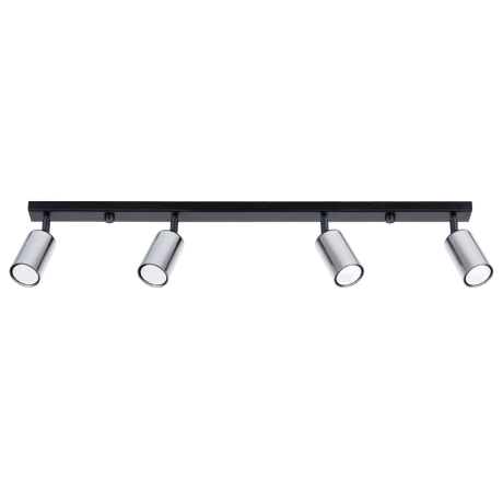 Plafond WINX 4L schwarz/chrom