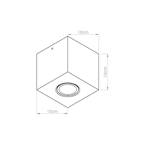 Plafond QUAD beton beige