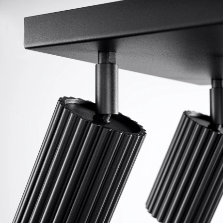 Plafond KARBON 4 schwarz