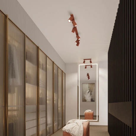 Plafond KARBON 10 roter Ocker