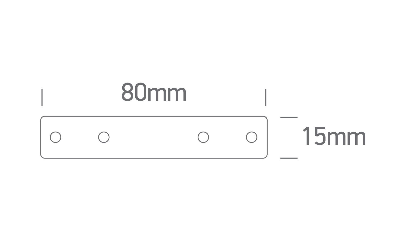 Mechanischer Verbinder für Schienen