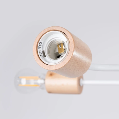 Kronleuchter TIMBO 6 weiß