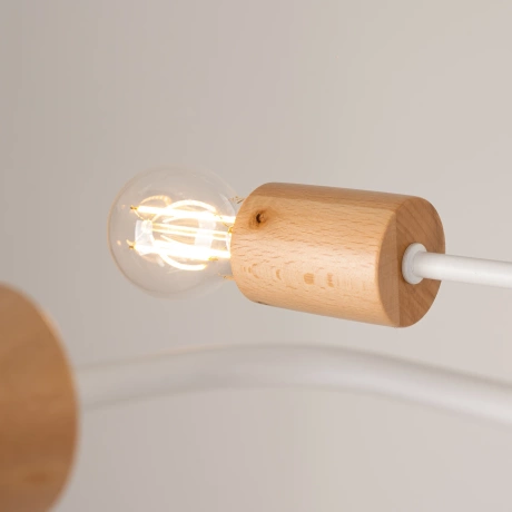 Kronleuchter TIMBO 6 weiß