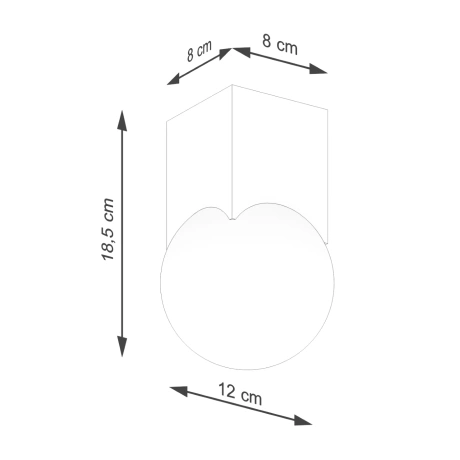 Plafond SOLIS Naturholz
